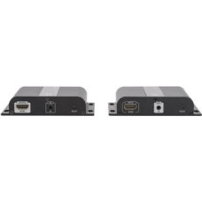 Digitus Professional DS-55122 4K HDMI Extender via CAT | IP (Set) - video|audio|infrared extender - HDMI