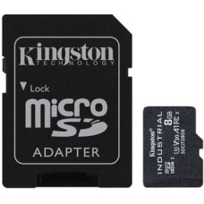 Kingston Industrial - flash memory card - 8 GB - microSDHC UHS-I