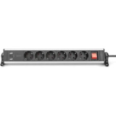 Digitus - power strip - with 3x USB ports - 3680 Watt