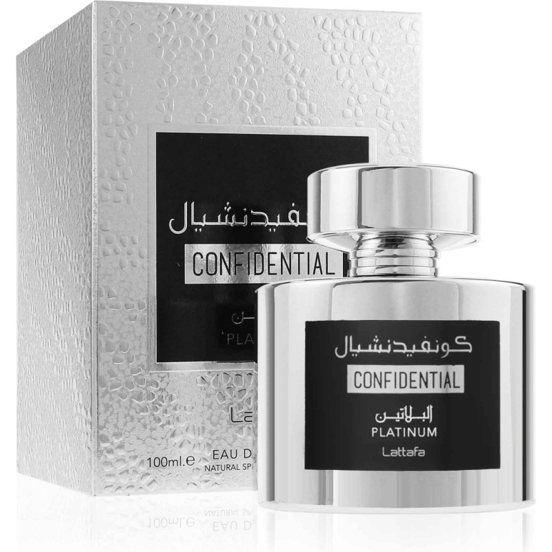 Lattafa Confidential Platinum EDP M 100ml