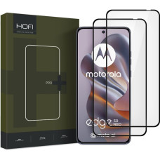 Hofi GLASS PRO+ 2-PACK RŪDĪTS STIKLS MOTOROLA EDGE 50 NEO MELNS