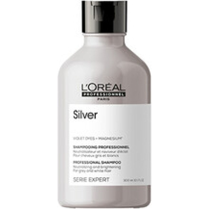L´oréal Professionnel Magnesium Silver Neutralising Shampoo For Grey And White Hair - Stříbrný šampon pro šedé a bílé vlasy