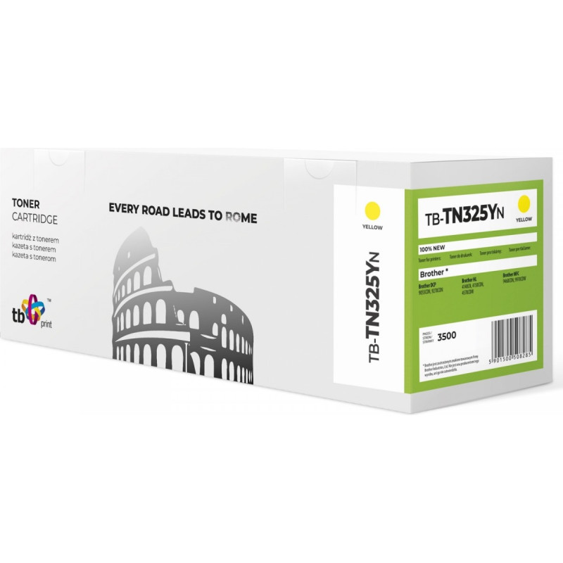 Tb Print Toner for Brother TN325 Y TB-TN325YN YE 100% new