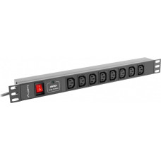 Rack PDU 1U 8x PDU-08I-0200-C20-BK IEC C13 2m black C20