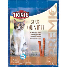 Trixie Gardumi kaķiem - Trixie Premio Sticks Anti-Hairball 5*5g, lamb|turkey
