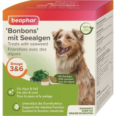 Beaphar Vitamīnizēta papildbarība - Beaphar Mutton Fat Treats Seaweed 245 gr