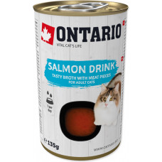 Ontario Konservi kaķiem – Ontario Drink Adult Salmon, 135 g