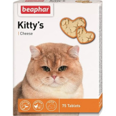 Beaphar Vitamīnizēta papildbarība : Beaphar KITTY'S Cheese, 75tab.