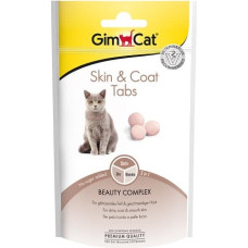 Gimborn Vitaminizēta papildbarība kaķiem : GimCat Skin Coat Tabs 40 g.