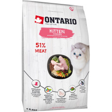 Ontario Sausā barība kaķēniem - Ontario Cat Kitten Chicken, 6.5 kg