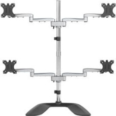 Startech .com Desktop Quad Monitor Stand, Ergonomic VESA 4 Monitor Arm (2x2) up to 32