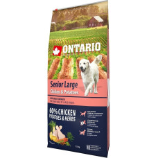 Ontario Sausa barība suņiem - Ontario Dog Senior Large Chicken and Potatoes, 12 kg