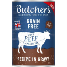 Butchers Konservi suņiem : Butchers DOG Original Recipe with beef in Gravy 400g