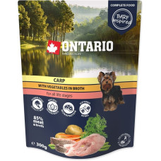 Ontario Konservi suņiem : Ontario Dog Carp with vegetables in broth, 300g