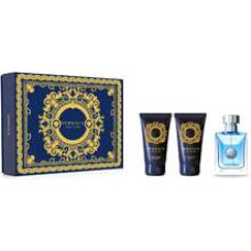 Versace Pour Homme Gift Set EDT 50 ml, after shave balm 50 ml and Shampoo 50 ml