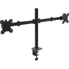 Dual Monitor Arm AK-MB-02 Double Desk Mount 2x10kg VESA 75x75mm | 100x100mm 15-32