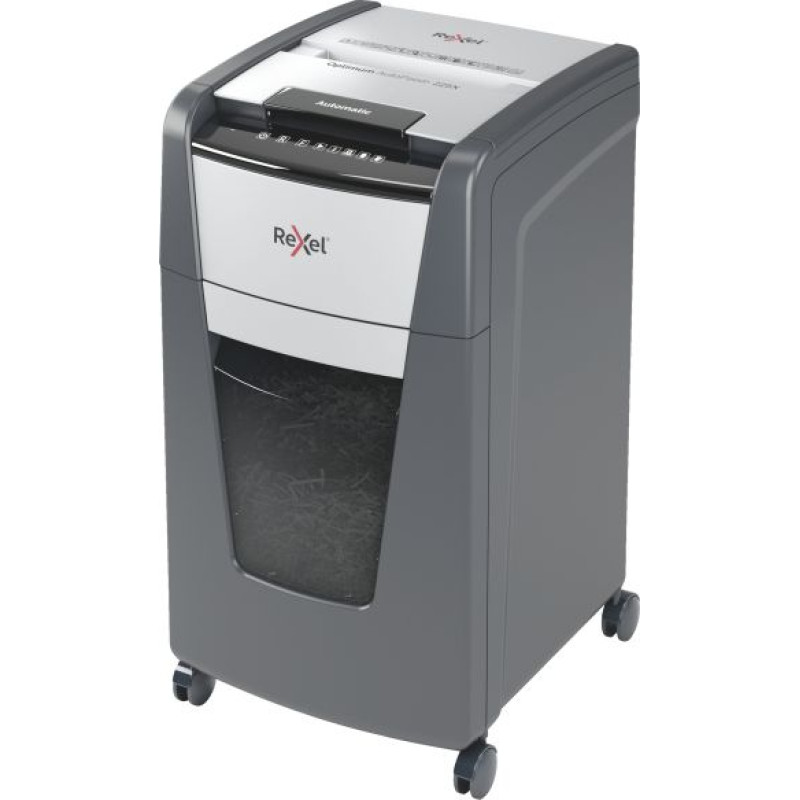 Rexel Optimum AutoFeed+ 225X paper shredder Cross shredding 55 dB 23 cm Black  Grey