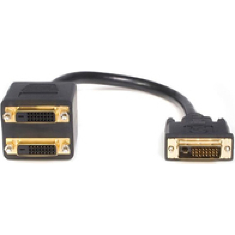 Startech.com DVI-D auf 2x DVI-D 30cm Splitter Kabel - Dual Link DVI25 Y-Kabel...