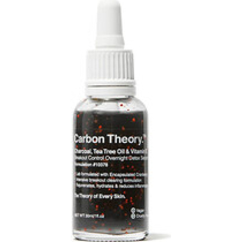 Carbon Theory Charcoal, Tea Tree Oil & Vitamin E Breakout Control Overnight Detox Serum