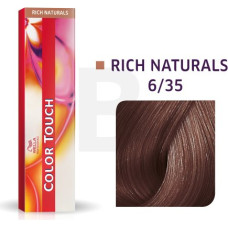 Wella Professionals Color Touch Rich Naturals profesionālā demi-permanentā matu krāsa ar daudzdimensiju efektu 6|35 60 ml