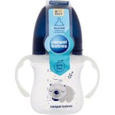 Canpol Babies Sleepy Koala Easy Start Anti-Colic Bottle Blue - Kojenecká lahev 120 ml