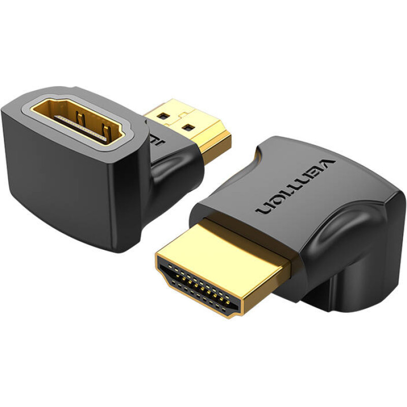 Vention Adapter 90° HDMI Male to Female Vention AIOB0-2, 4K 60Hz, 2pcs