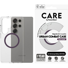 Etui CARE by PanzerGlass Flagship Urban   Combat Purple QI do Samsung Galaxy S25 Ultra przezroczysty