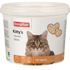 Beaphar Vitamīnizēta papildbarība - Beaphar KITTY'S + Taurine + Biotin, 750tab