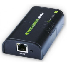 Techly HDMI Extender|Receiver after Cat.5e|6|6a|7 twisted pair, up to 120m, over IP, black