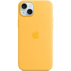 Silicone Case with MagSafe for iPhone 15 Plus - Sunshine