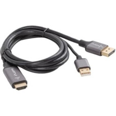 HDMI(M)-Displayport(M) cable 1M 4K black