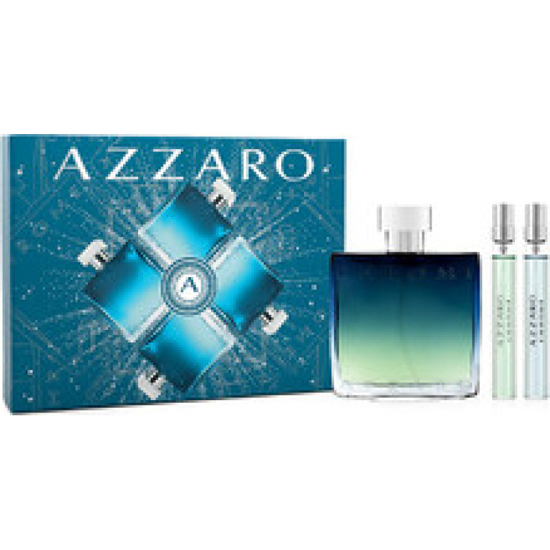 Azzaro Chrome Eau de Parfum Gift set EDP 100 ml, miniature EDP 10 ml and miniature EDT 10 ml