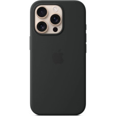 Silicone case with MagSafe for iPhone 16 Pro - Black