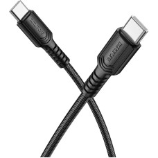 Borofone Cable BX116 Certain - Type C to Type C - PD 60W 3A 1 metre black