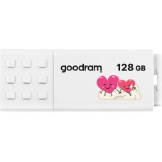 GOODRAM UME3 Pendrive - 128GB USB 3.2 Gen 1 White Valentine