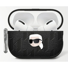 Etui Karl Lagerfeld Monogram Karl Head    do AirPods 4 czarny