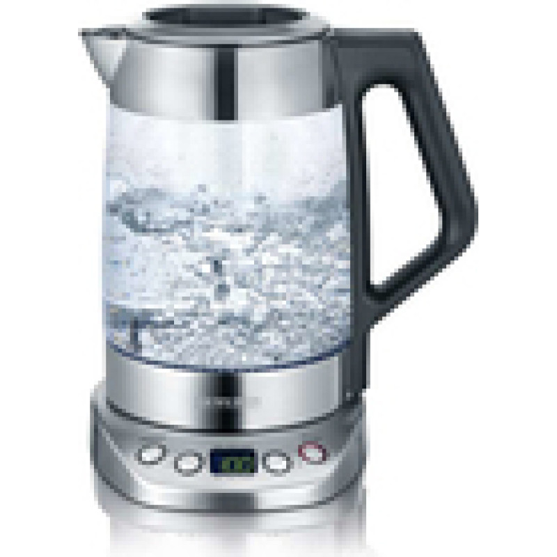 Severin Kettle 1,7l glass silver WK 3479 (WK 3479)