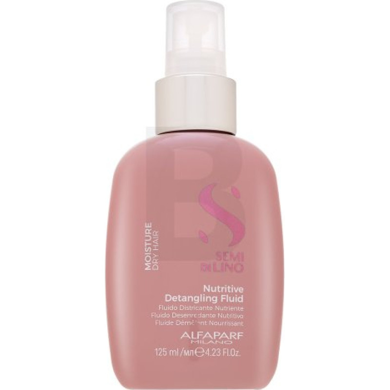 Alfaparf Milano Semi Di Lino Moisture Nutritive Detangling Fluid neizskalojama matu kopšanas eļļa vieglai matu izķemmēšanai 125 ml