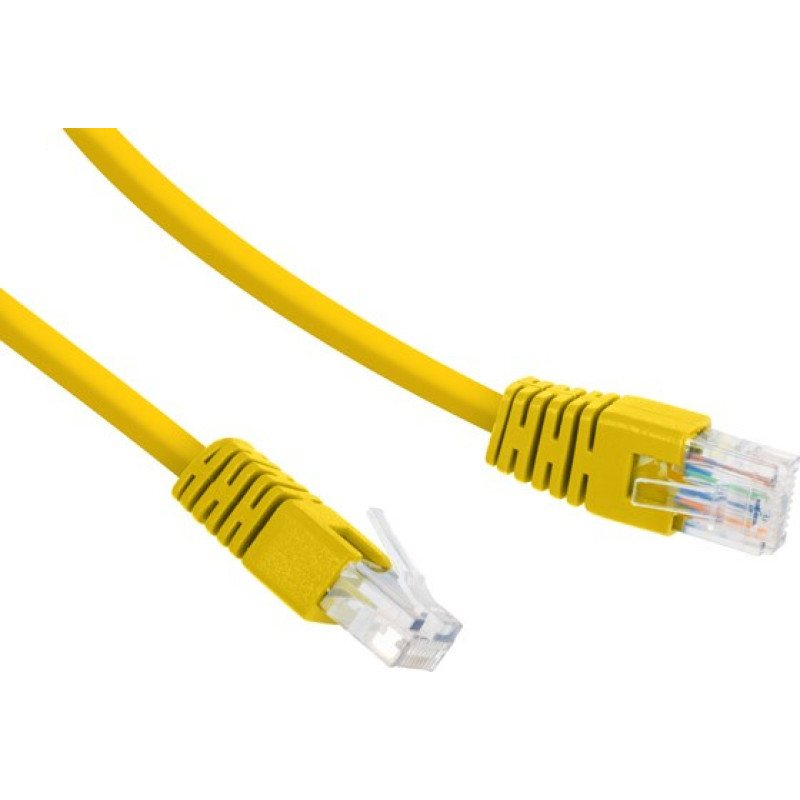 Patch cord Cat.6 UTP 1m yellow