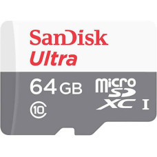 Memory card SanDisk Ultra Android microSDXC 64GB 100MB|s Class 10 UHS-I (SDSQUNR-064G-GN3MN)