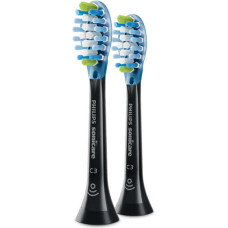 Philips Sonicare C3 Premium standarta zobu birstes uzgalis pret aplikumu (2 gab.) melns HX9042|33