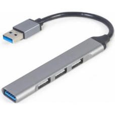 USB Centrmezgls Gembird 4-port USB 3.1 Silver