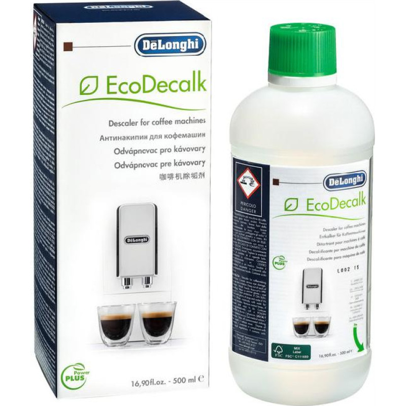 Delonghi 500 ml  EcoDecalk  For automatic coffee makers & espresso coffee makers (DLSC500)