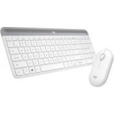 Logitech MK470 keyboard Mouse included USB QWERTY English White 5099206086616