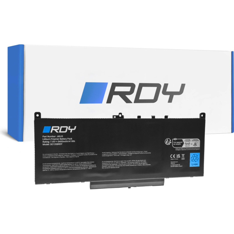 RDY Laptop Battery J60J5 for Dell Latitude E7270 E7470