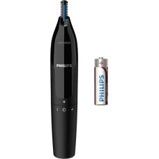 Philips Nose and Ear Trimmer NT1650|16 Wet & Dry  Black  Cordless 8710103932512