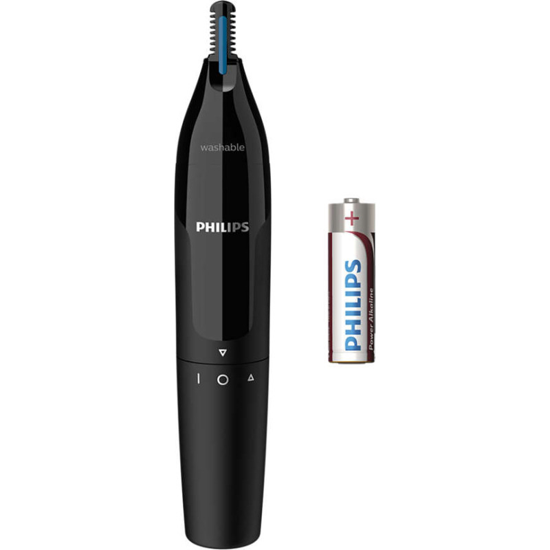 Philips Nose and Ear Trimmer NT1650|16 Wet & Dry  Black  Cordless 8710103932512