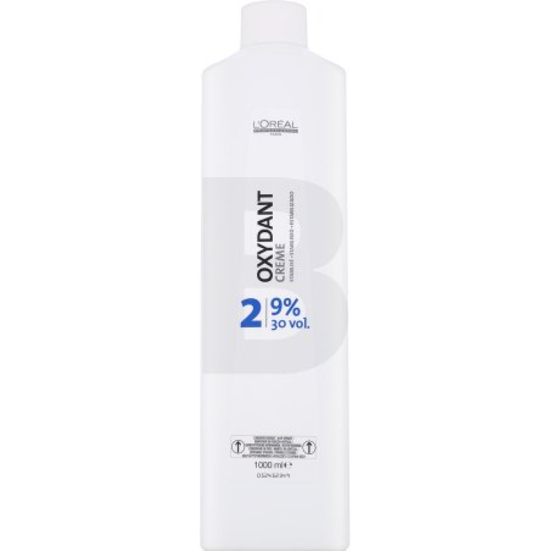 L´oréal Professionnel Oxydant Creme attīstošā emulsija visiem matu tipiem 9% 30 Vol. 1000 ml