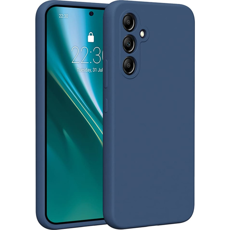 Etteri Silicone case for Samsung Galaxy A54 5G dark blue