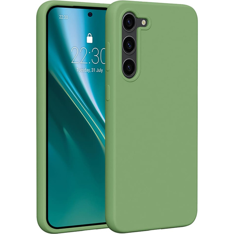 Etteri Silicone case for Samsung Galaxy S23 Plus light green